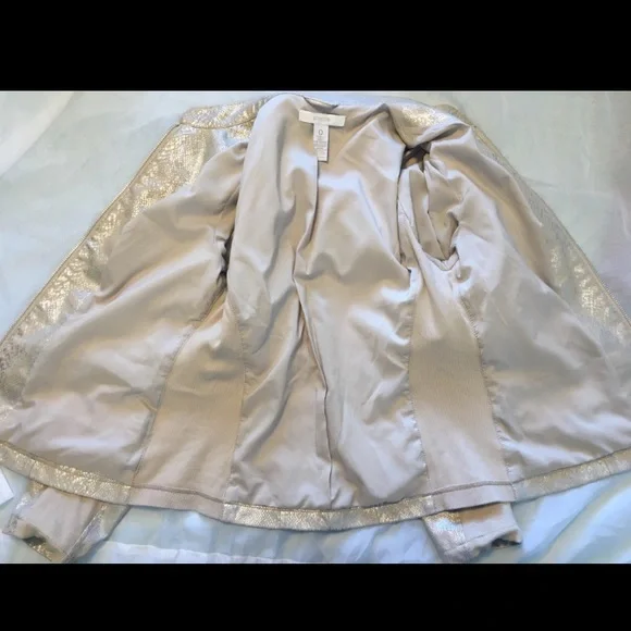 Chico’s Python Faux-Leather Moto Jacket - Picture 9 of 14